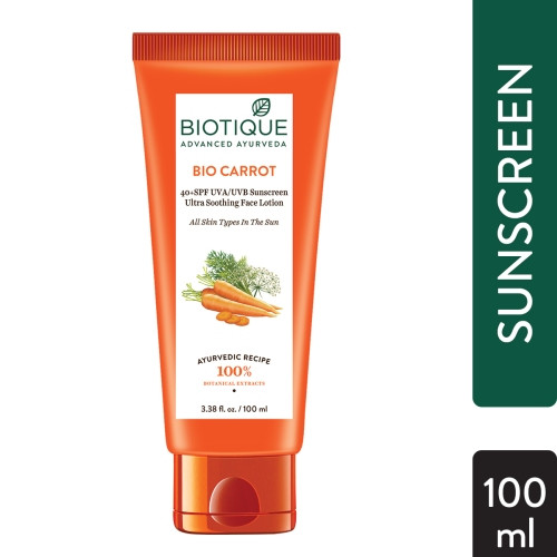 Bio Carrot Sunscreen Face Lotion 100ML