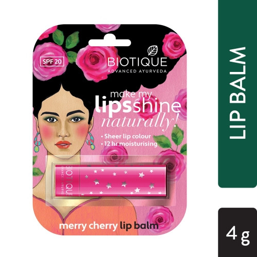 BIO MERRY CHERRY LIP BALM 4GM