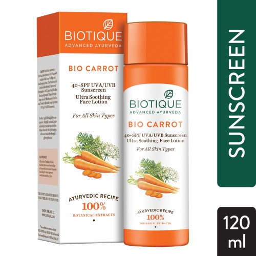 BIO CARROT SUNSCREEN LOTION 120ML